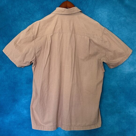 Austin Short Sleeve Button Down Cotton Shirt, Men's XL - Picture 2 of 4